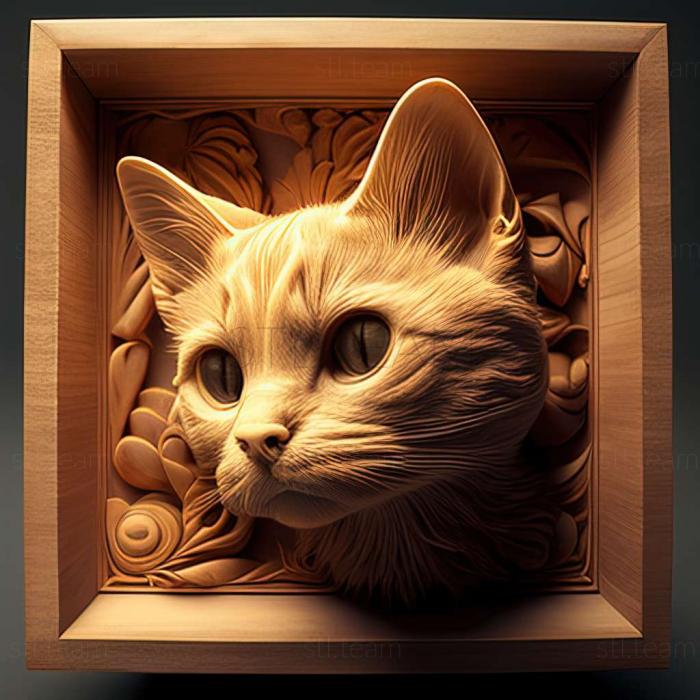 3D model kitty (STL)